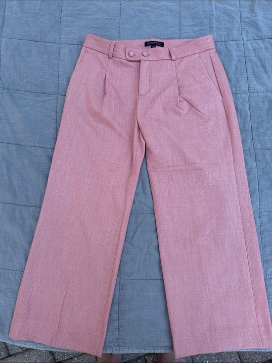 Banana Republic Pants - Banana Republic Coral Pink Wide-Leg Dress Pants